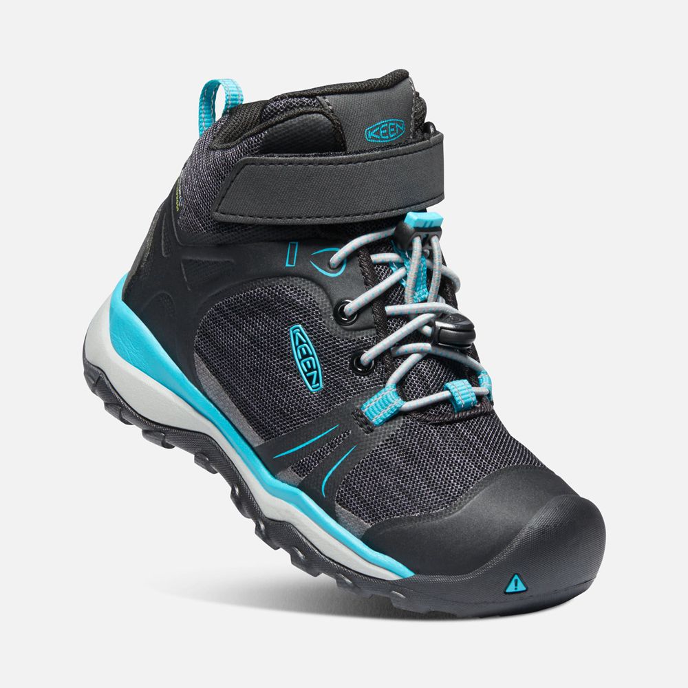 Bottes de Randonnée Keen Enfant Noir/Bleu | Terradora Ii Waterproof | QWZXE-1452